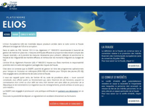 Plateforme ELIOS